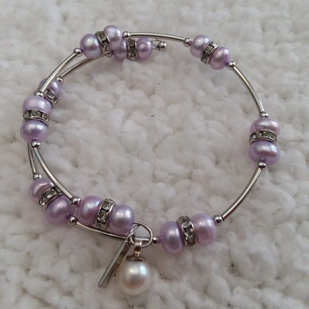 Wisteria Pearl Bracelet
